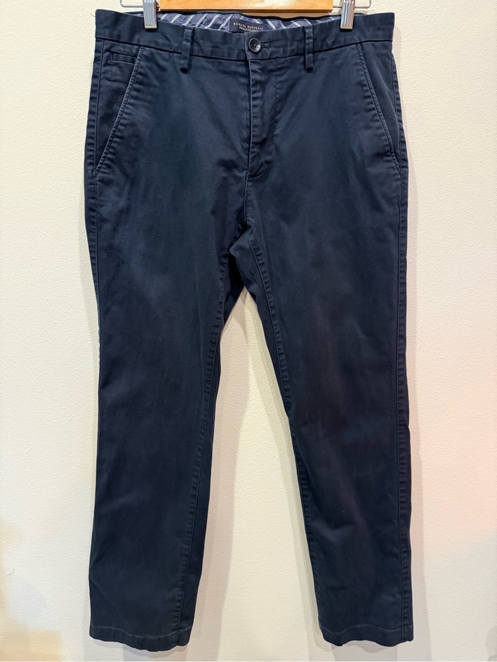 Banana Republic Men's Navy Blue Chino Pants